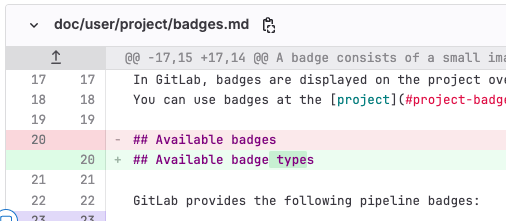 Changes · Merge requests · Project · User · Help · GitLab
